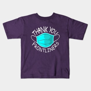 Thank You Frontliners (Face Mask) Kids T-Shirt